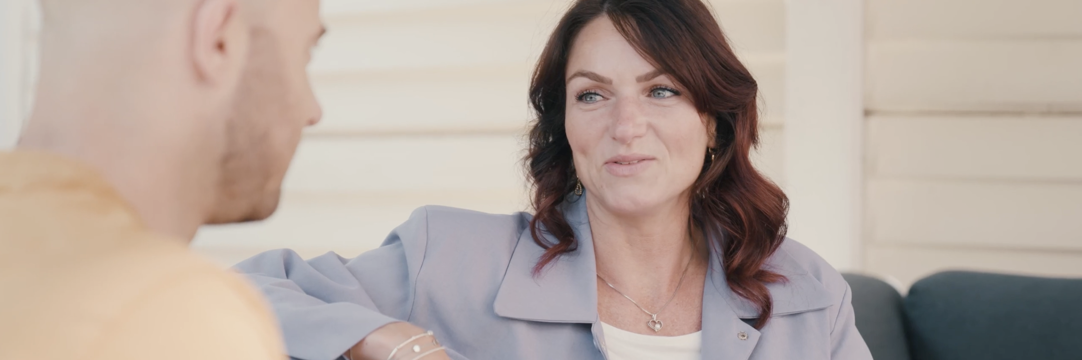 Kimberley Collée ontspant samen met haar man na een drukke dag